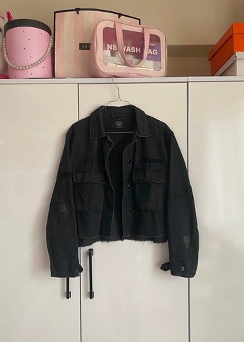 Bershka Crop Kot Ceket - Görsel 3