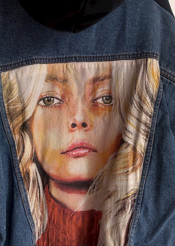 Kadın Zara Denim Ceket - Görsel 4