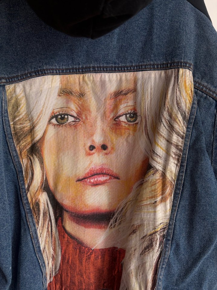 Kadın Zara Denim Ceket - Görsel 4