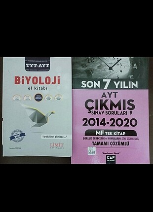 Limit biyoloji el kitabı ve çap ayt çıkmış sorular 