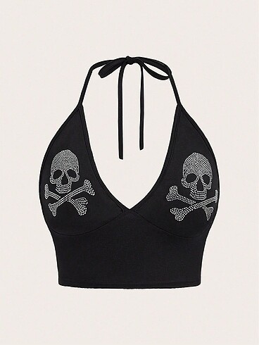 shein kurukafalı crop top