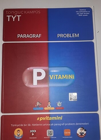 TYT paragraf + problem p vitamini tonguc yayinlari 