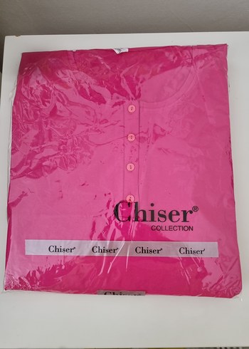 Diğer Chiser Pembe Kısa Kollu Mini Pijama Takımı