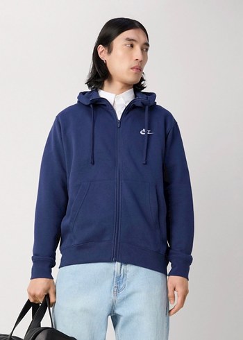 Nike Club Fleece Fermuarlı Hoodie - Görsel 2