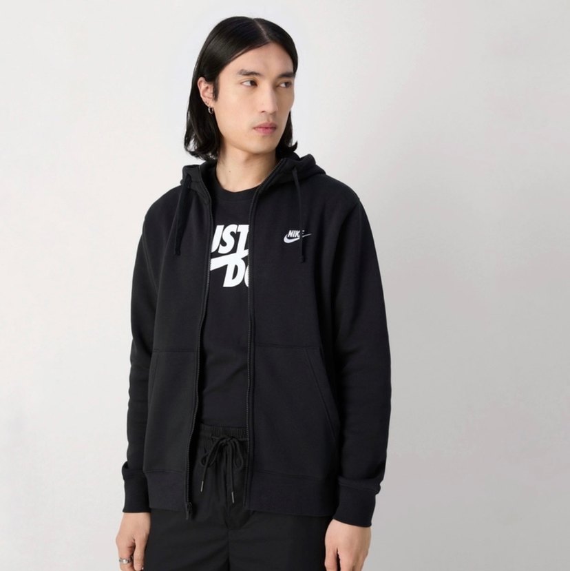 Nike Club Fleece Fermuarlı Hoodie - Görsel 2