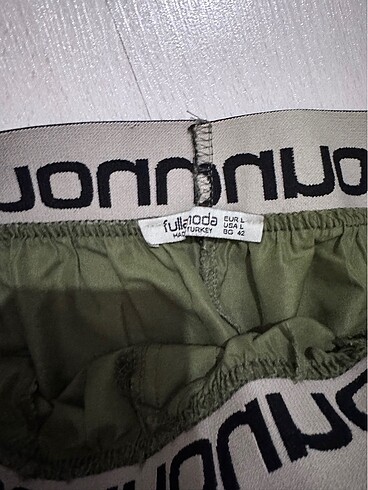 l Beden Paraşüt kumaş pantalon
