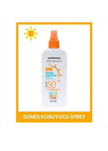 Watsons Güneş Koruyucu Sprey SPF 50 200 ml