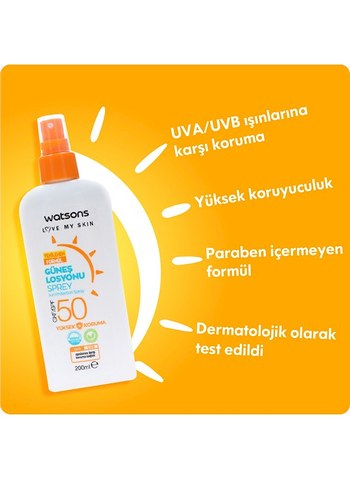 Nivea Watsons Güneş Koruyucu Sprey SPF 50 200 ml