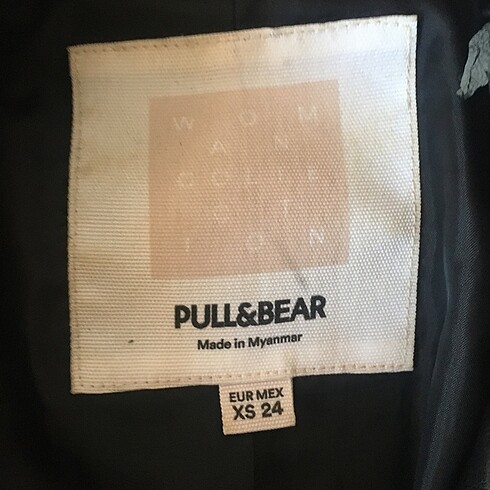Pull and Bear Pull and bear deri ceket