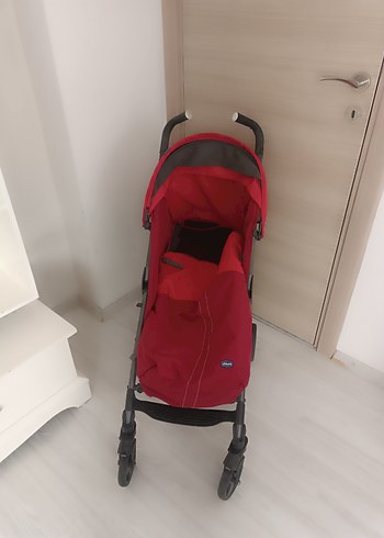 Chicco liteway Kırmızı Bebek Arabası ve Ayak Örtüsü - Görsel 7
