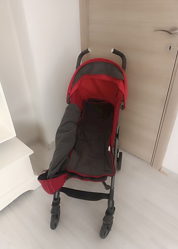 Chicco liteway Kırmızı Bebek Arabası ve Ayak Örtüsü - Görsel 6