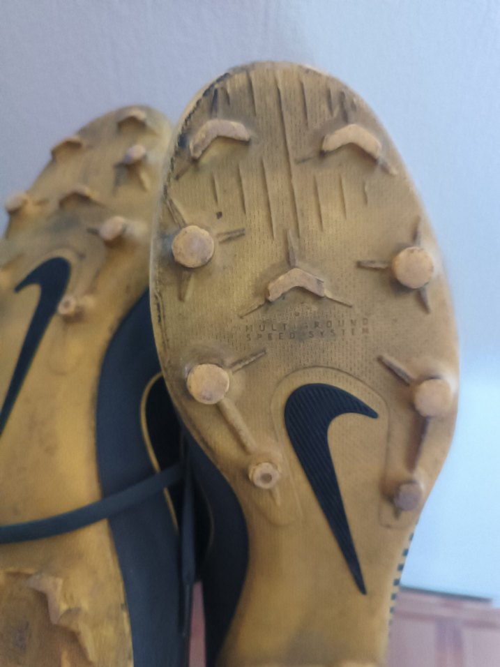 Nike Erkek Gri Futbol Ayakkabısı Velcro - Görsel 5