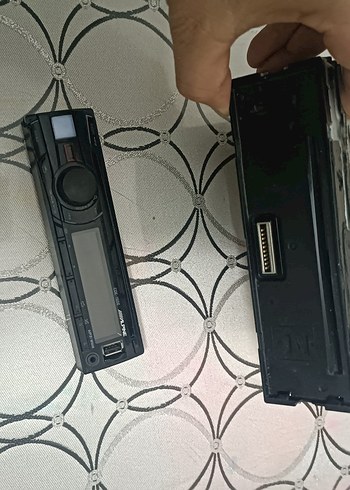 orjinal alpine USB.aux.cd 4 amfi çıkışlı oto teyp - Görsel 6