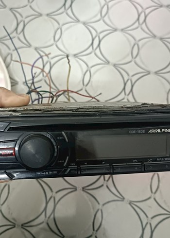 orjinal alpine USB.aux.cd 4 amfi çıkışlı oto teyp - Görsel 2