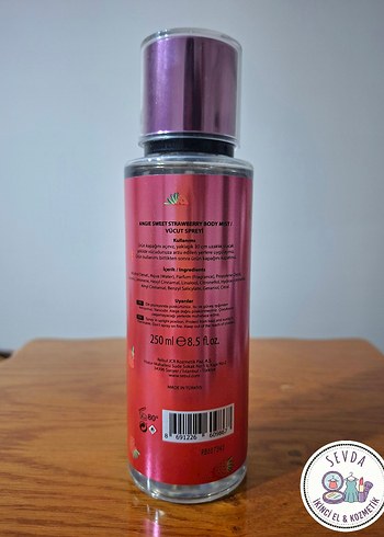 Angie Sweet Strawberry Body Mist - Görsel 2