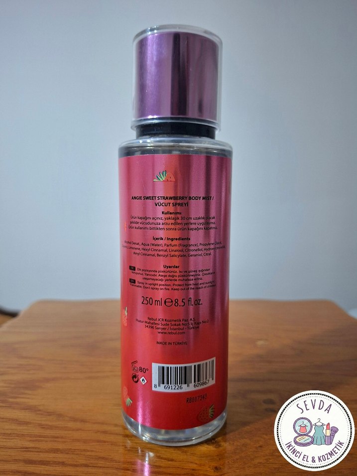 Angie Sweet Strawberry Body Mist - Görsel 2