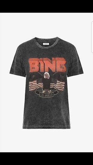 s Beden Unlu Tasarımcı Anine Bing Tshirtu