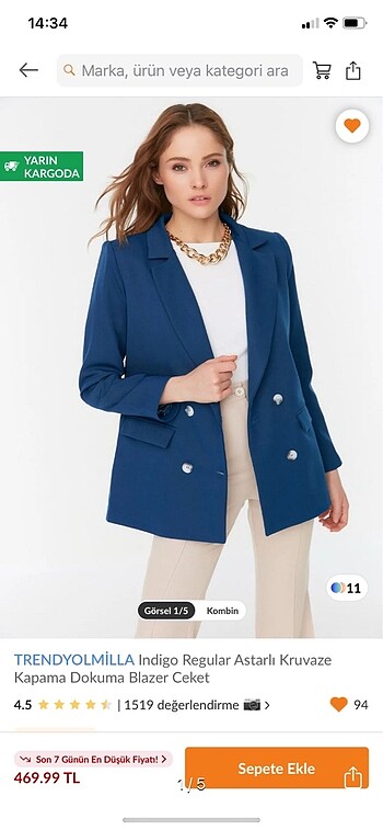 MİLLA BLAZER CEKET