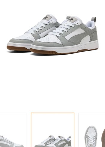 Puma Puma Rebound v6 Low Gri Kadın Spor Ayakkabı