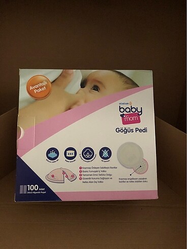 Baby Mom göğüs pedi 100 adet