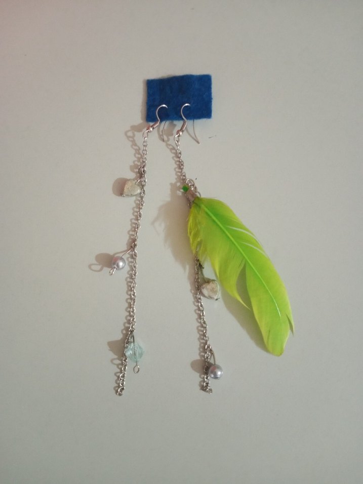 Yeşil Püsküllü Bohem Küpe - Görsel 4