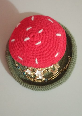 El Örgüsü Mantar Takı Standı - Görsel 7