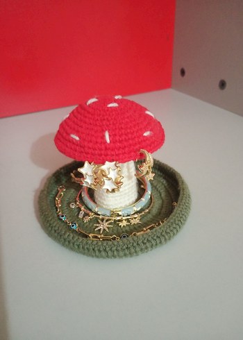 El Örgüsü Mantar Takı Standı - Görsel 3