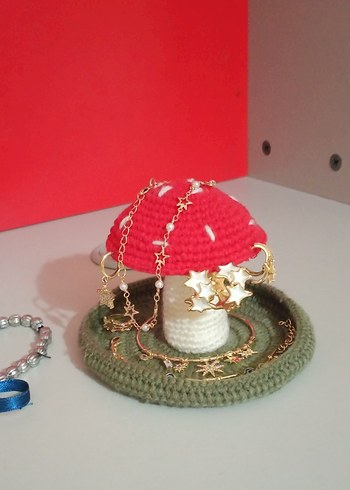 El Örgüsü Mantar Takı Standı - Görsel 9