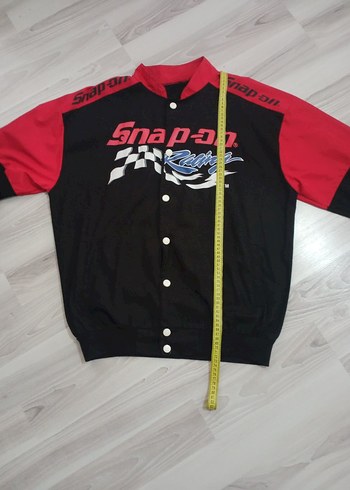 Snap-on Baskılı Düğmeli mont - Görsel 6