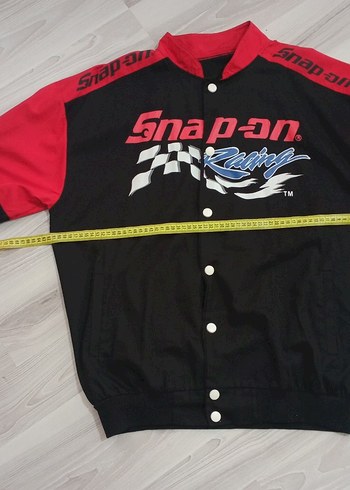 Snap-on Baskılı Düğmeli mont - Görsel 5