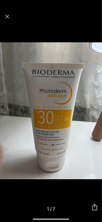 Bioderma akn mat güneş kremi