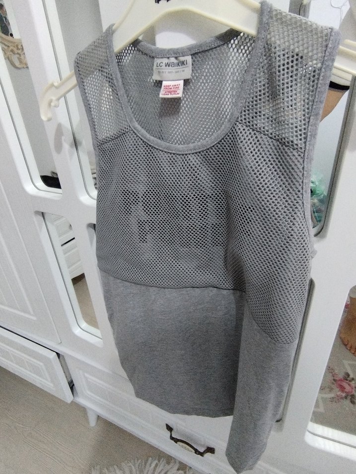 Gri Çocuk Atlet - Görsel 2