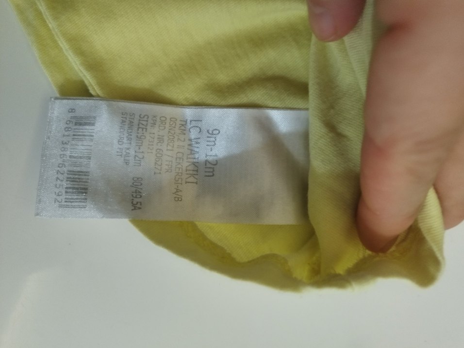 Kız Çocuk Sarı Askısız Tişört - Görsel 4