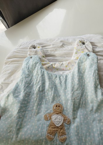 Nakışlı Mavi Bebek Uyku Tulumu 6.7 ay - Görsel 5