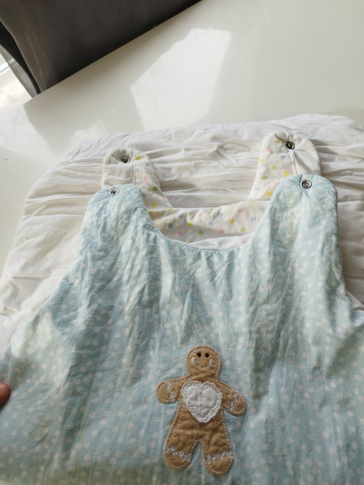 Nakışlı Mavi Bebek Uyku Tulumu 6.7 ay - Görsel 5