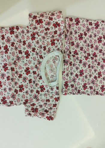 iki tane 50 Çiçek Desenli Renkli Kız Çocuk Atlet - Görsel 4