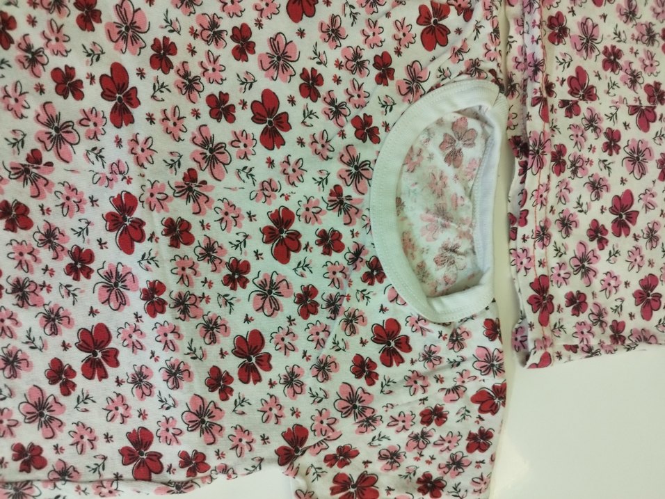 iki tane 50 Çiçek Desenli Renkli Kız Çocuk Atlet - Görsel 2