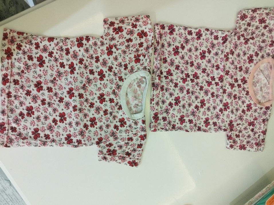 iki tane 50 Çiçek Desenli Renkli Kız Çocuk Atlet - Görsel 4