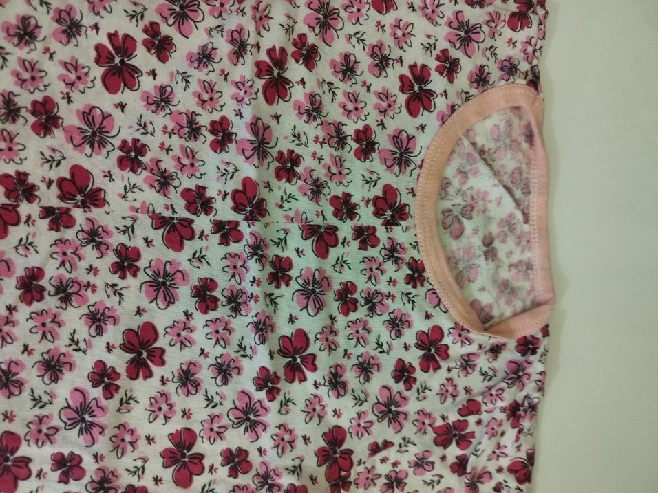 iki tane 50 Çiçek Desenli Renkli Kız Çocuk Atlet - Görsel 3