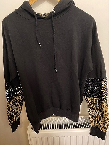 Leopar / Pul Detaylı Sweat