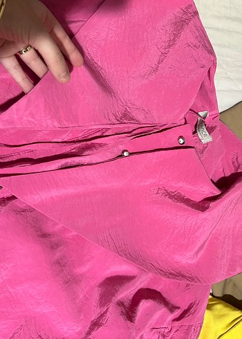 Pembe Düğmeli Kadın Gömlek - Görsel 5