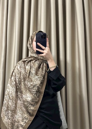 Kadın Kahverengi Şal - Görsel 2