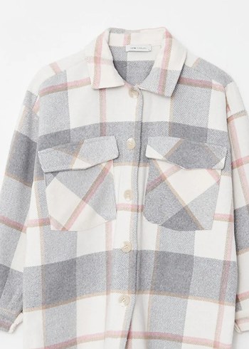 LCW Kareli Kadın Gömlek - Görsel 3