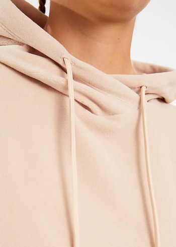 LCW Bej Yüksek Yakalı Kadın Sweatshirt - Görsel 3