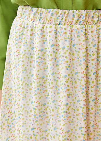 Desenli Uzun Etek - Görsel 3