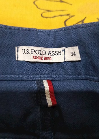 U.S Polo Assn. Kadın Mavi kanvas Etek
