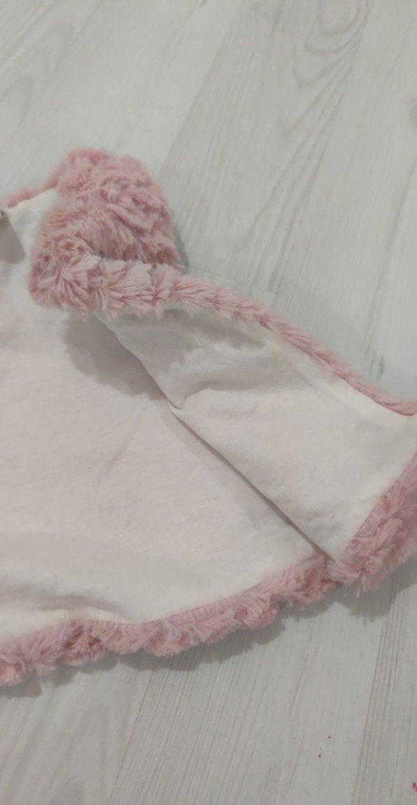 Kız Çocuk Pembe Kürklü Kolsuz Yelek - Görsel 3