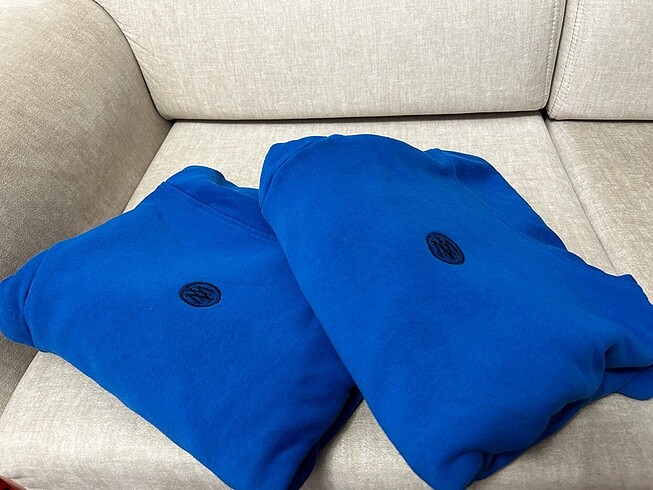 11-12 Yaş Beden mavi Renk Mavi sweat