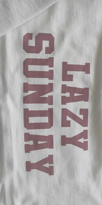 11-12 Yaş Beden beyaz Renk Kısa sweatshirt 
