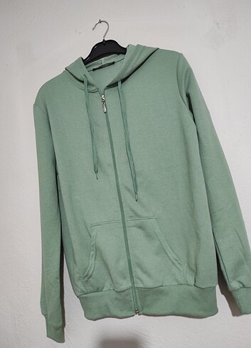 Sweatshirt ceket fermuarlı 